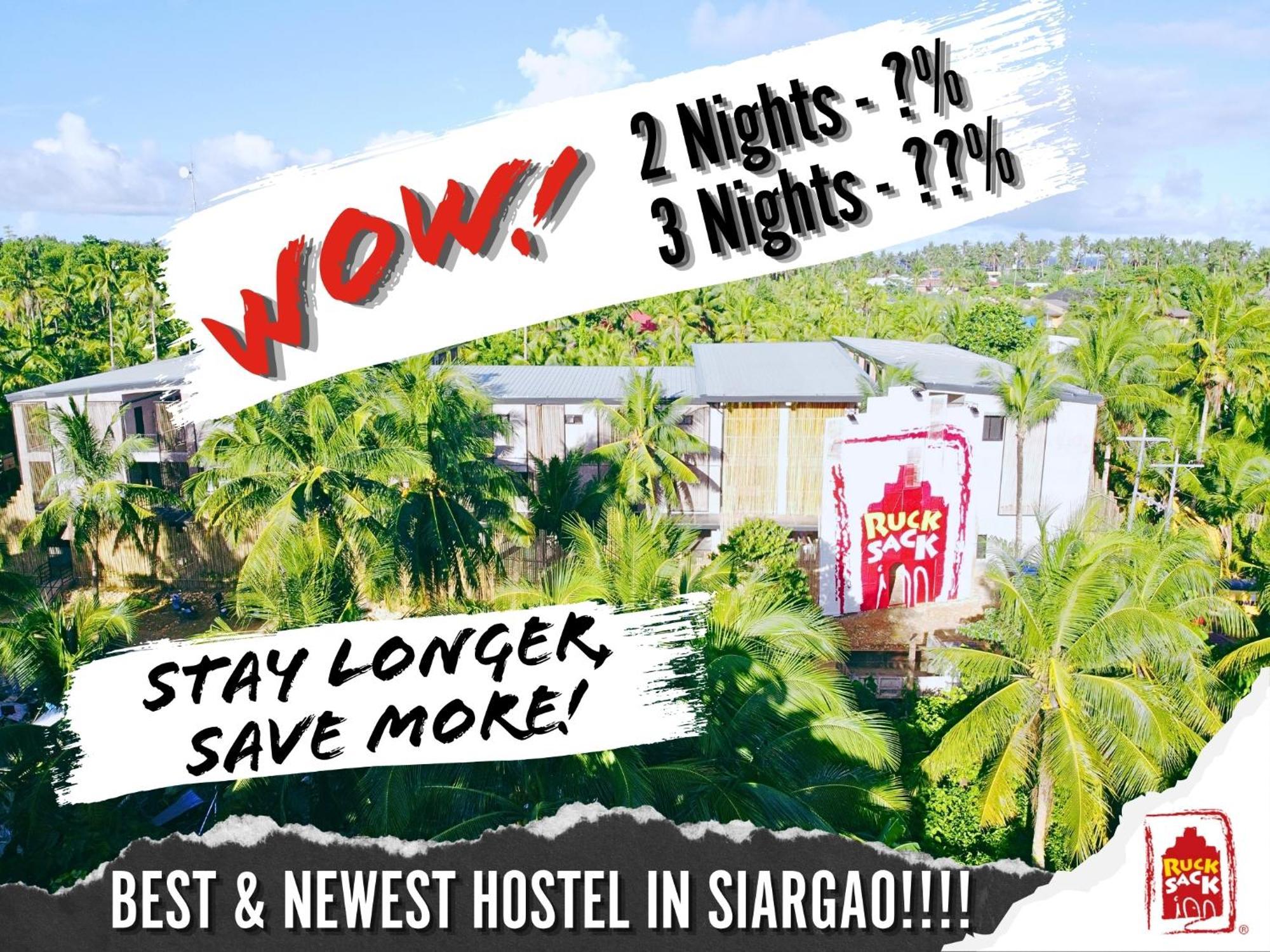 ג'נרל לונה Rucksack Inn Siargao מראה חיצוני תמונה